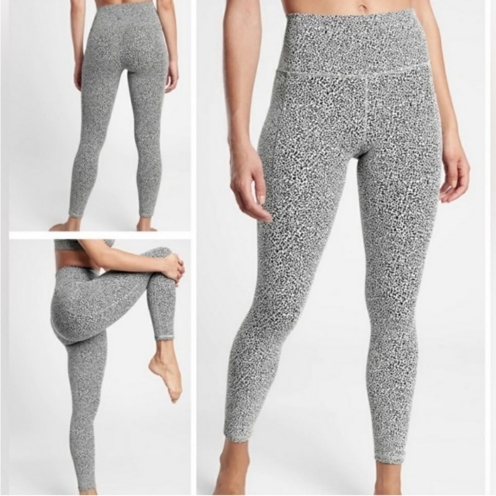 Athleta Salutation‎ Stash Pocket II Textured 7/8 Tight Size S